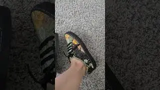 DIY Quilted Shoes! 👟 #fabric #handmade #sew