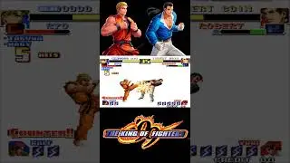 (AGS) Ryo vs Robert Best Fighting🎮🎮🎮 [KOF 99] | リョウ vs ロバート ベストファイティング 🎮🎮🎮#viral #shorts #kof