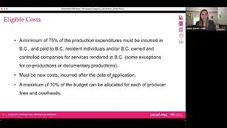 Creative BC | Production Program Info Session | April 5, 2022