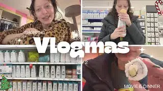 vlogmas day 2 🎄⛄️- shopping, organizing, movie & dinner
