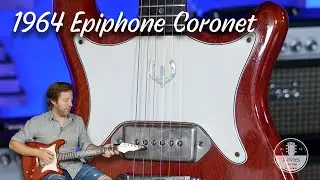 Vintage 1964 Epiphone Coronet p90 Guitar - Only at Lovies Guitars