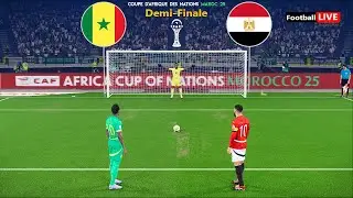 SÉNÉGAL vs ÉGYPTE - Penalty Shootout | Coupe d'Afrique des Nations 2025 | Salah vs Mané | PES