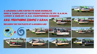A.ARANDIA LINE EXFOH FE ORDINARY/AIRCON SKIN BUNDLE | BUS SIMULATOR INDONESIA | BICOLANO