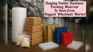 Online business packing material | Behind the camera | Biggest Wholesale Shop 