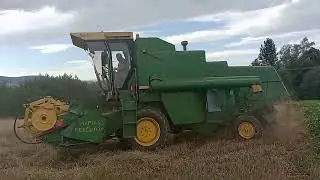 ŻNIWA JOHN DEERE 970 TURBO DZWIĘK  RYK ŚILNIKA  2023