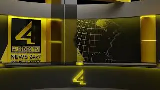 4SiDES TV News Backdrop 2 | Brandsthink | Animation |  @4sidestvnews