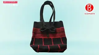 DIY | Old Sweater Transformation Into Handbag Cutting And Sewing Tutorial Full Video