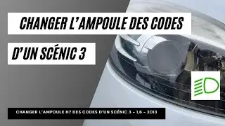 Changer l'ampoule des codes H7 d'un scénic 3