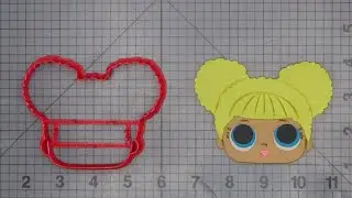 LOL Surprise Doll &ndash; Queen Bee Head 266-I879 Cookie Cutter Set