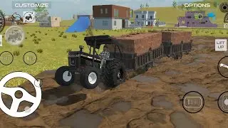 💪🚜या ट्रैक्टरला कसली पावर आहे म्हनाव लागेल एकट्यानेचं दोन्ही ट्रेलर कसे बाहेर काढले पहा फुल पावर 💯🔥