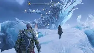 Freya Is Surprised Seeing Odin's The Raven Tree With Kratos - God Of War: Ragnar&ouml;k