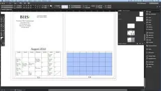 How to make a calendar with rows and columns indesign