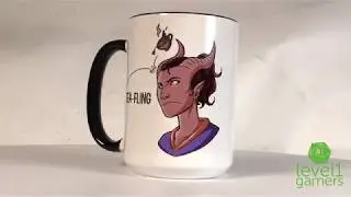 15 Oz Tea Fling Female Mug 360 Rotation Video By Level1Gamers.