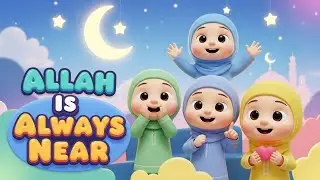 Allah Is Always Near 🌙 | Islamic Rhymes for Kids | Noor Kids TV