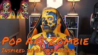 Neon Zombie Pop Art Time Lapse 🧠 - Inspired by @JordanHanz