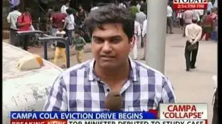 Campa Cola: BMC officials in a fix. How to deal with resident resistance?