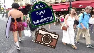 Paris Pont de Bir-Hakeim Walk Tour HD (1080p 60fps)
