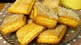 Мое любимое слоеное печенье. Попробуйте,как вкусно!