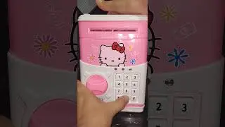 Oh No! I cannot open my Hello Kitty Bank#shorts #viral #trending #hellokitty #bank