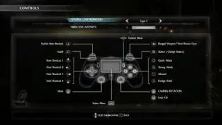 Nioh Last Chance Trial - Dual Shock 4 Type A, B, C, D, E, F Controls (Stances, Attack, Items) PS4Pro