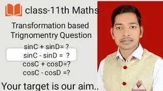 #transformation #formula #based #Trignomentry #question #in #hindi