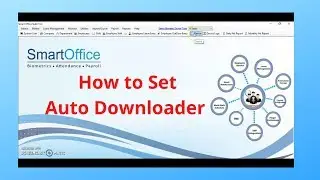 How to activate auto downloader in smart office suite software | biomax attendance | smartoffice