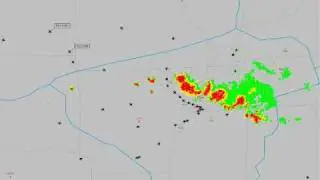 FedEx Aircraft Diverting in a Thunderstorm