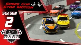 The Nashville Fairgrounds // S2 R3 // Speed Cup Stop Motion: NASCAR Stop Motion