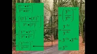 Mathematics Finely Explained - Algebra - Exponents Combinations