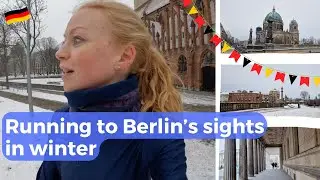 Running to Berlin's iconic sights in January || a running tour of Germany's capital