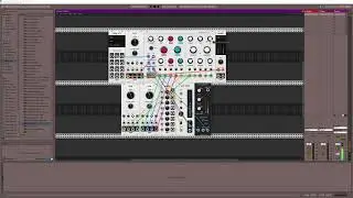 putting a hip hop loop through the Modal Synthesizer in VCV Rack 2