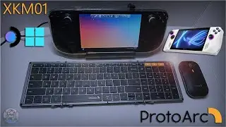 ProtoArc XKM01 ЛУЧШАЯ портативная клавиатура и мышь для Steam Deck и ROG Ally?