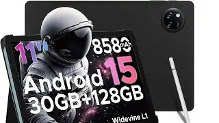 DOOGEE Tab A9 Pro+ 2025 Tablet | 11-inch 90Hz Display | Android 15 | 30GB RAM (8GB+22GB) + 128GB