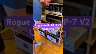 Rogue Audio RP-7 V2 unboxing by Mike Hoatson of the Listening Room in Chestertown, MD. #hifi