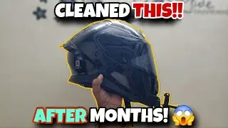 CLEANED My Axor Apex Helmet After Months 😱 See How Important This Is! #vlog #mv1200