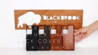 BlackBrook Barlow Full Leather Snap-on Back Cover Case for Samsung Galaxy S21 ULTRA 5G ( 6.8
