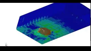 Numerical simulation of ship grounding