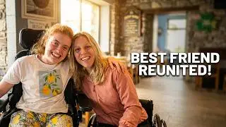 Adult With Cerebral Palsy Finally Meets Her Friend From Ireland For The First Time