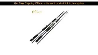Hennoy 2 Section Superhard Saltwater Spinning Fishing Rod 1.8m Lure Weight 80-300g