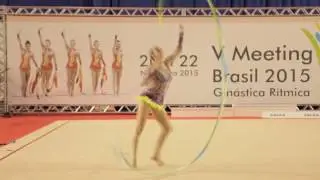 Brazilian rhythmic gymnast Natália Gaudio inspired by past teammate