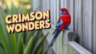 Wild Rosellas Chirping! Australia&rsquo;s Cutest Native Birds in Action 4K Backyard Birdwatching