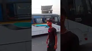 TATA STAR BUS ultra bs6 Vs Tata 3118c Bs4 crossing 🚸 #youtubeshorts #tatamotors #viralshort2023 #jcb