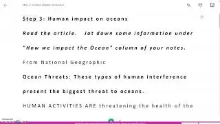 Human Dependence on Ocean Systems