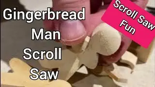 #christmas gingerbread man #scrollsaw 