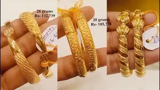 Simple  Gold Bangles Designs 2022 #lifestylegold