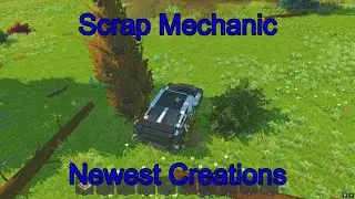 Aim Practice Game, Amtrak Locomotive, and More|Scrap Mechanic|Newest Creations