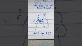 Gabriel's drawing #mandelacatalogue #alternate #art #intruder #gabriel #meme