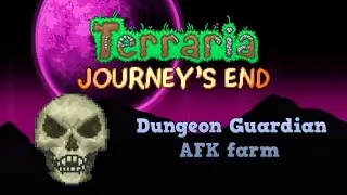 the NEW Terraria 1.4 dungeon guardian AFK farm