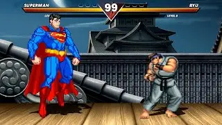 RYU vs SUPERMAN - Must See MOST HIGH LEVEL INSANE FIGHT!