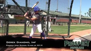 Derek Diamond Prospect Video, Inf, Ramona High School Class of 2019